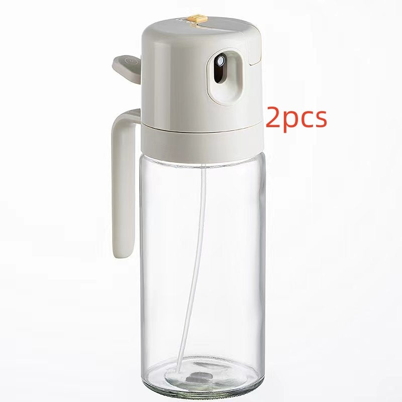 2 In 1 Oil Sprayer Bottle BBQ Cooking Oil Dispenser Olive Oil Pourers Sprayer Kitchen Baking Oil Mister Vinegar Bottle